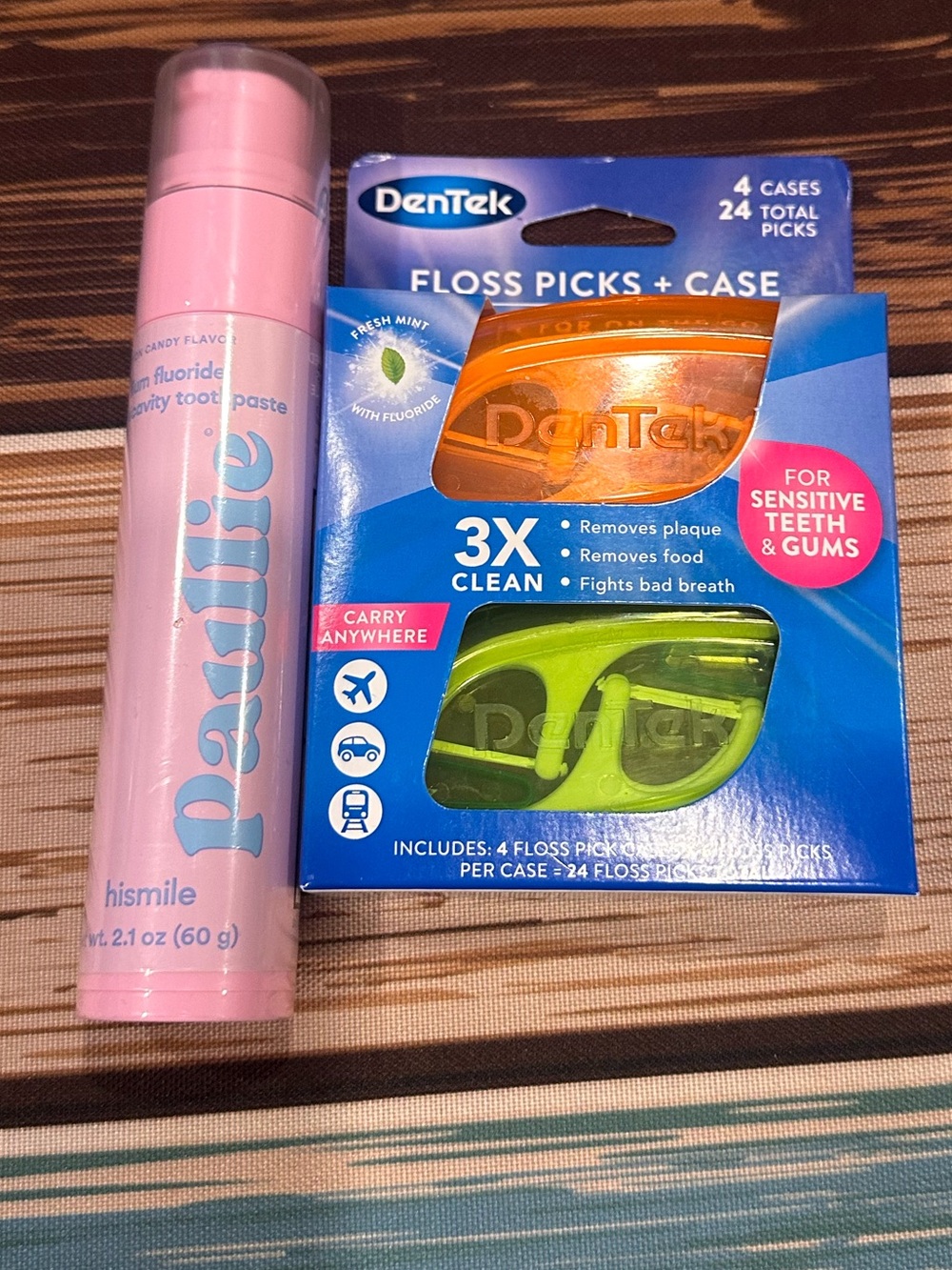 Beauty Bundle -Hismile Cotton Candy Toothpaste - tooth floss dental picks